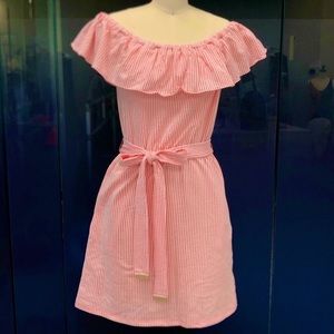 Michael Michael Kors Women's Ruffled Off-The-Shoulder Mini Dress